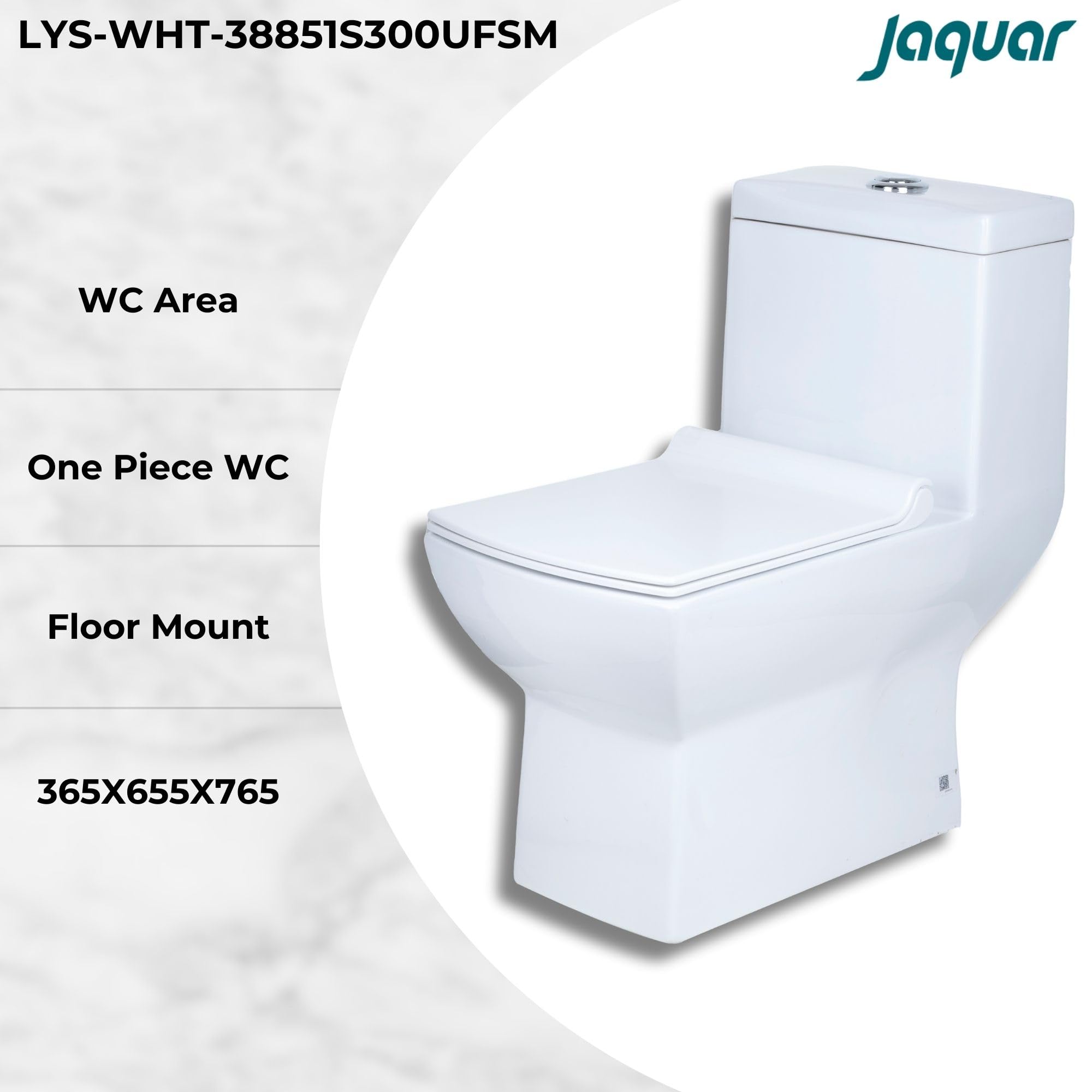 w#bdq♡ Lyric Single Piece S-Trap 300mm Toilet Seat + Cistern