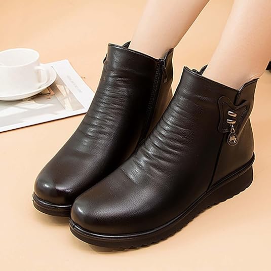Scarpe da ginnastica invernali da donna, foderate in pile, scarpe da ginnastica senza lacci, in cotone, morbide e calde, antiscivolo, comode, spesse, Nero , 36.5 EU Scarpe da ginnastica invernali da donna, foderate in pile, scarpe da ginnastica senza lacci, in cotone, morbide e calde, antiscivolo, comode, spesse, Nero , 36.5 EU