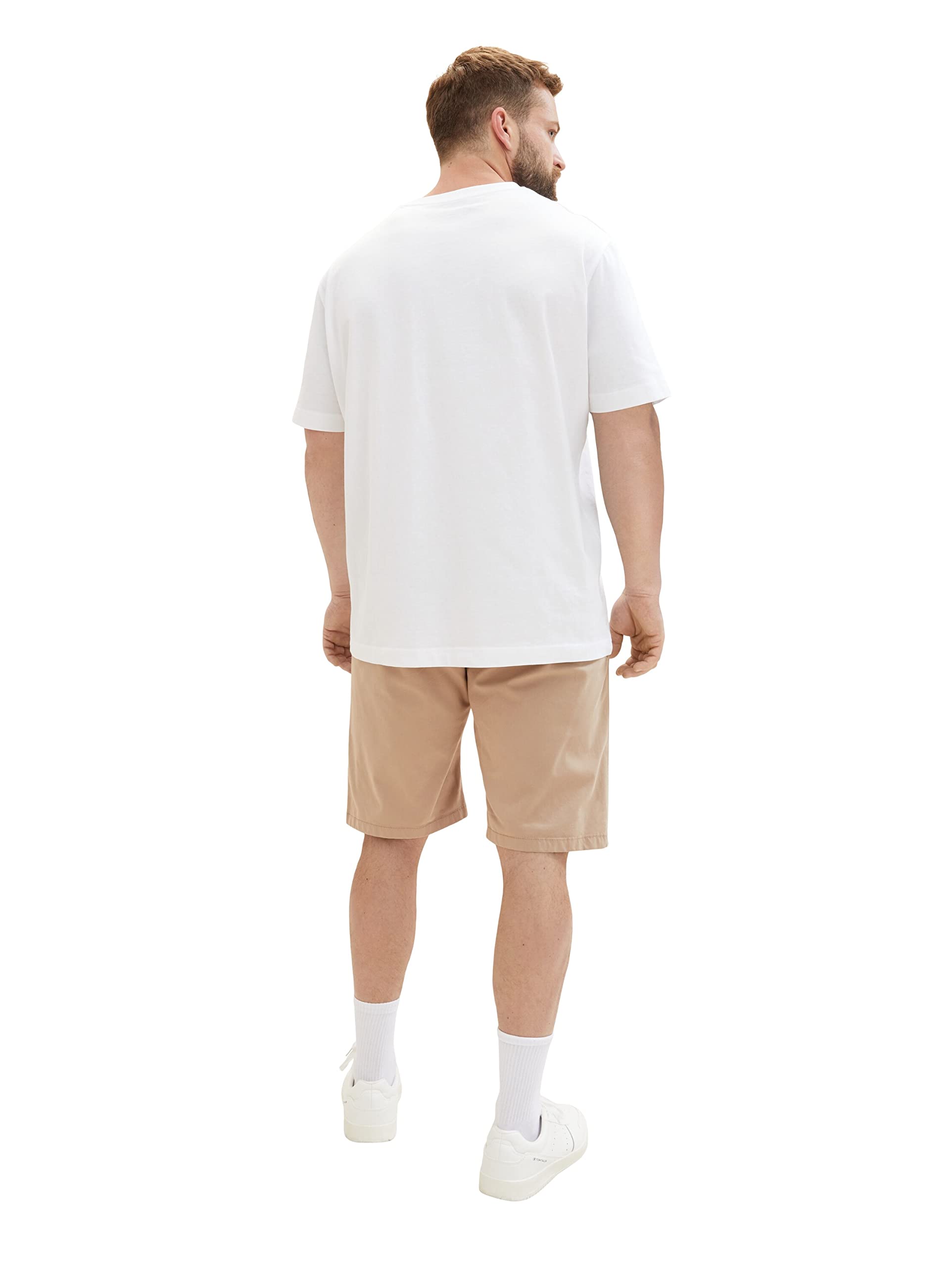 TOM TAILOR Herren Plussize Regular Fit Chino Bermuda Shorts mit Stretch