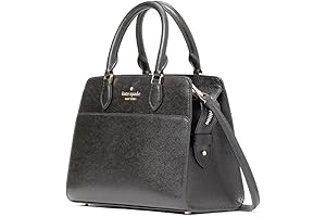 Kate Spade Madison Small Satchel Handbag in Black