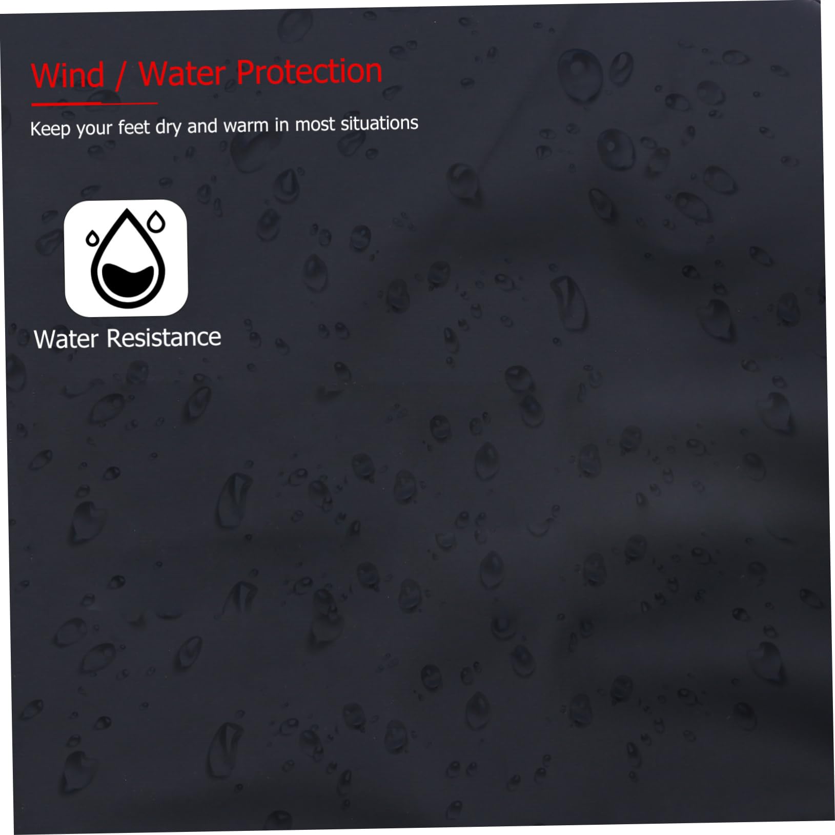 VICASKY 1Pair Thermal Bike Overshoes for Cycling Warm Riding Shoe Covers with Skid Design Convenient Zipper for for Mountain and Road Shoes