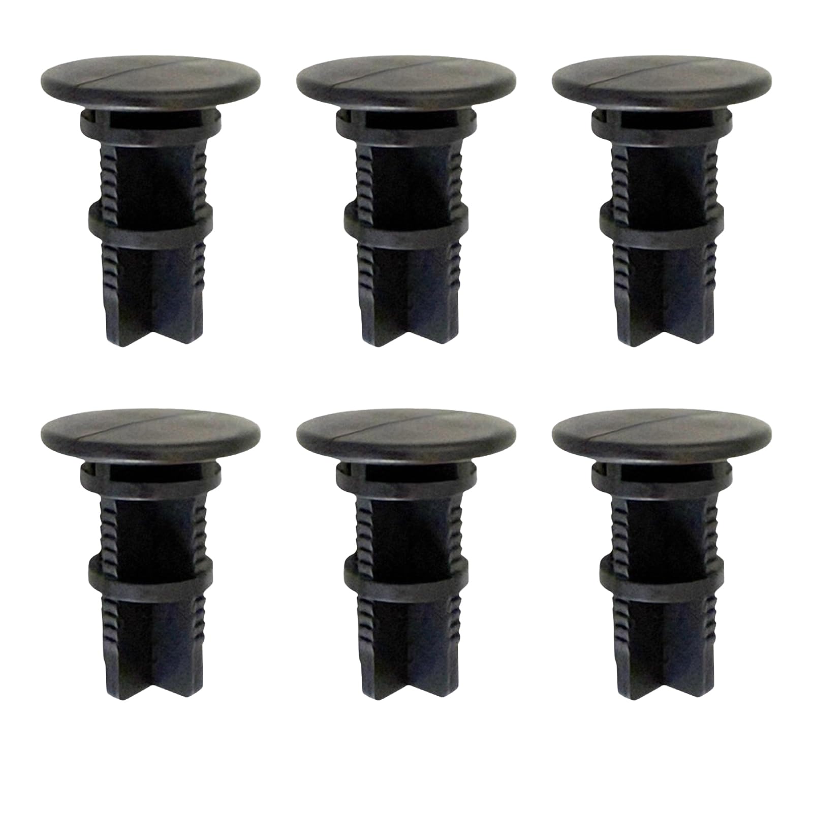 Ceegeww Black 6 Pcs Wheelie Bin Lid Hinge Pins, Compatible With Household Or Commercial Wheelies Bins, Wheelie Bin Pins,Wheelie Bins Hinge In Uk, Plastic Inge Pin,Trash Can Universal Accessories