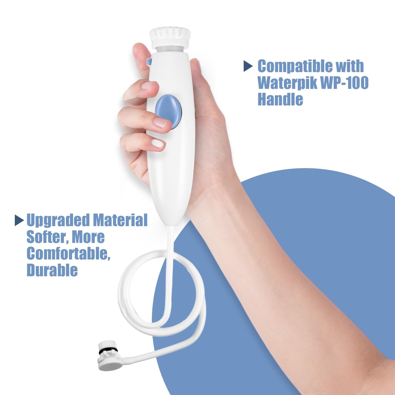 Waterpik WP-100, WP-450, WP-660, WP900 Maniglia di Plastica per Irrigatore Orale - Bocchini di Ricambio e Accessori per Igiene Orale