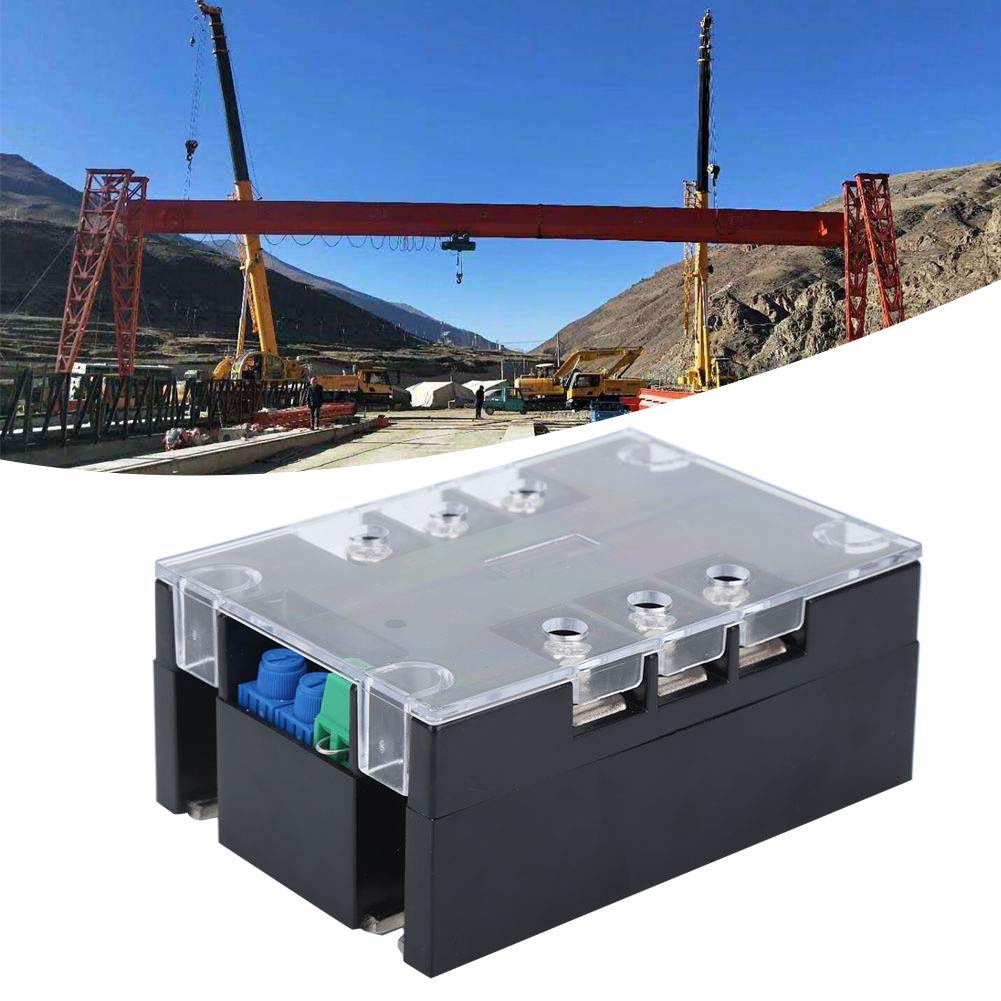 Módulo de Arranque Suave del Motor Controlador de relé Inferior de Latón TSR 200WA R1 20KW con Disipador de Calor Módulo de Arranque Suave del Motor Trifásico para Control de Motores