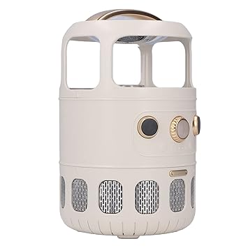 Mosquito Trap Lamp, Electric Mosquito Lamp 1800rpm Professional 395nm Low Decibel Portable for Family Member Bedroom Outings