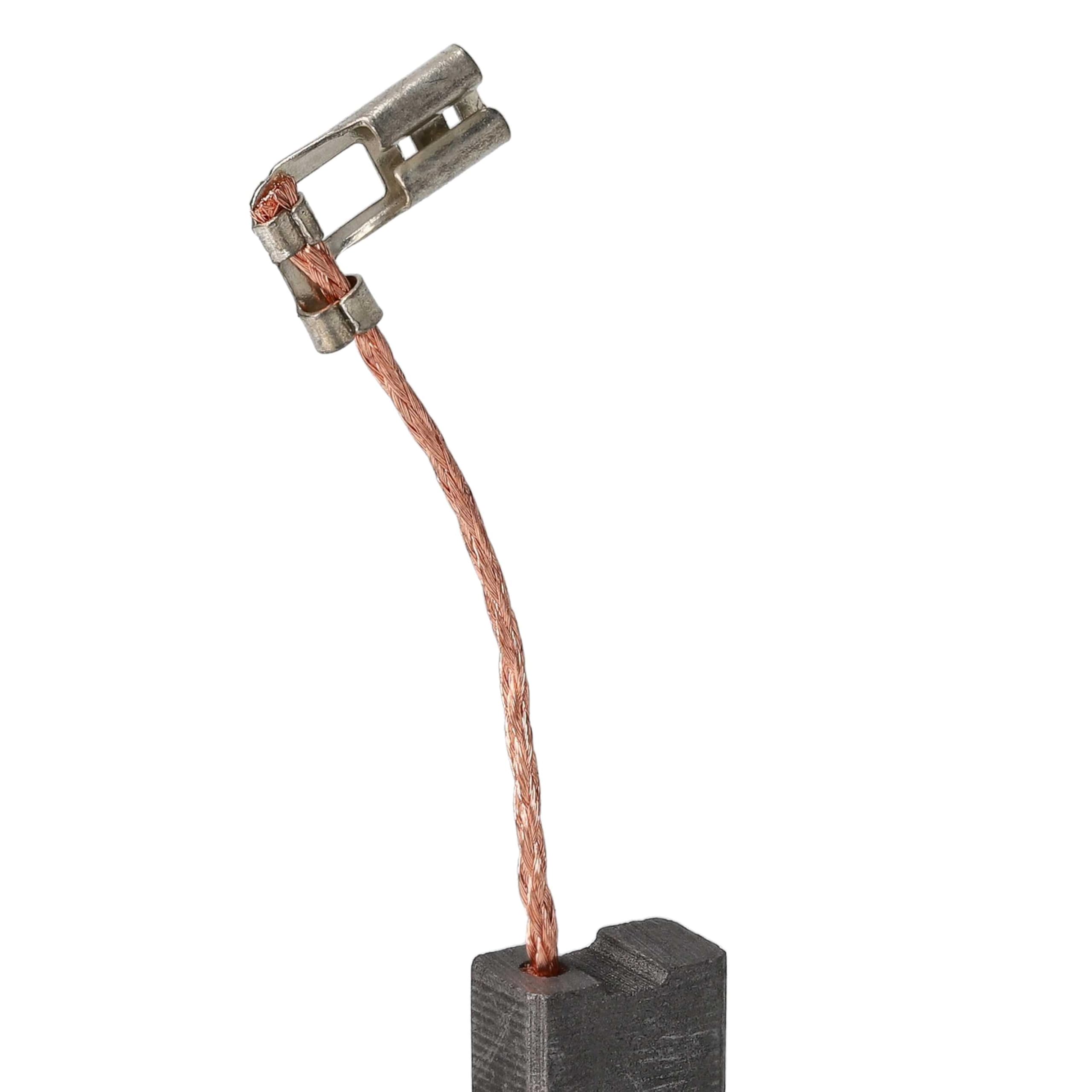 vhbw 2x Spazzola Carbone compatibile Hilti DC-SE 19 DC-SE 20 TE 56 TE 60 Trapano a Percussione 7x12.5x26mm