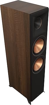 Klipsch Reference Premiere RP-8000F II 2.0 Dual Floorstanding Speaker Pair with Larger 90 x 90 Hybrid Tractrix Horn, 8 Cerametallic Woofers for Premium Home Theater Sound in Walnut
