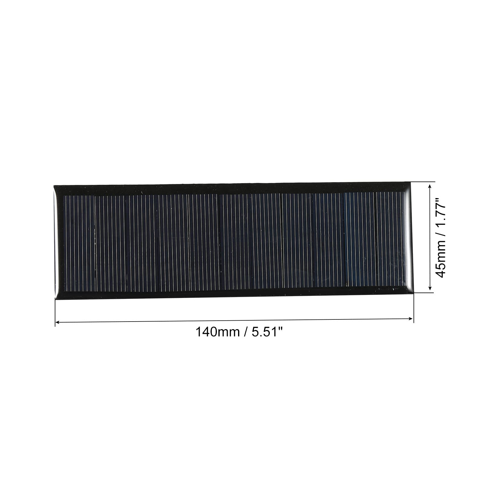 Sourcing Map Mini-Solarmodul – 5,5 V, 130 MA, 0,715 W, 72 X 72 Mm, 2 Stück Für Bastelprojekte
