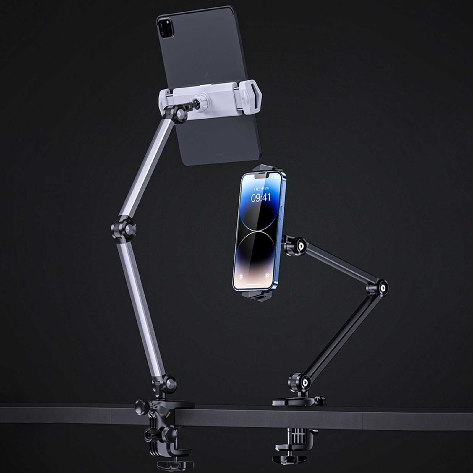 Soporte de teléfono para cama, 360, abrazadera ajustable para brazo perezoso, soporte para escritorio, soporte para teléfono móvil Gife ligero