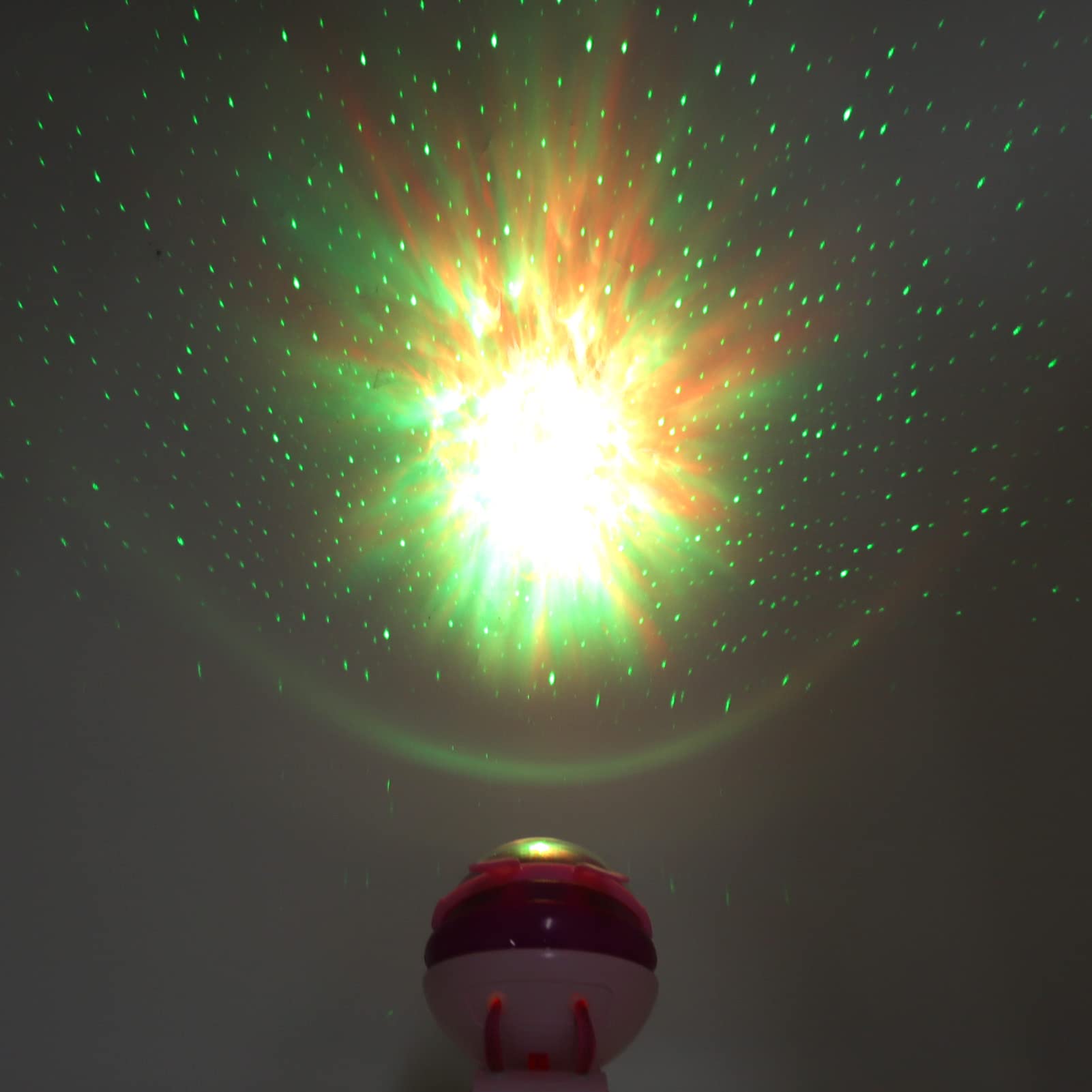 Projecteur de Veilleuse LED étoile, Lumière d'ambiance ABS RVB, Lampe de Projecteur avec Télécommande, Parfait pour les Chambres d'enfants et les Couples (WHITE) (WHITE) (PINK)