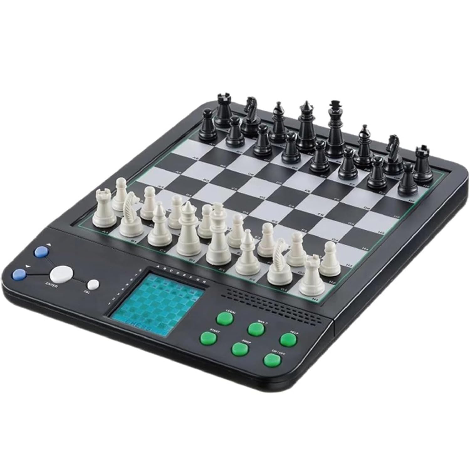 Échiquier Électronique, Jeu D'échecs Intelligent Avec Interaction Homme-machine, Pièces Magnétiques, Écran LCD - Affichage De La Position Des Pièces, Réglages Horizontaux À Plusieurs Niveaux, Anglais