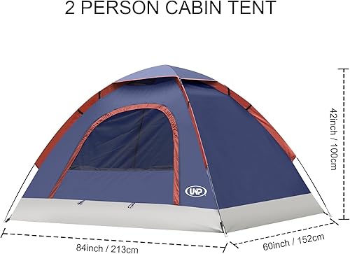 Miniatura 2 de unp Tienda de campaña para 2346 personas, fácil de instalar para camping, tienda de campaña ligera, tienda de campaña portátil para exteriores y