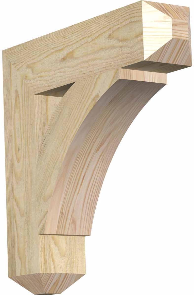 Bеѕt Rеvіеw Ekena Millwork BKT04X18X18THR04RDF Thorton Craftsman Rough Sawn Bracket, 4" Width x 18" Depth x 18" Height, Douglas Fir