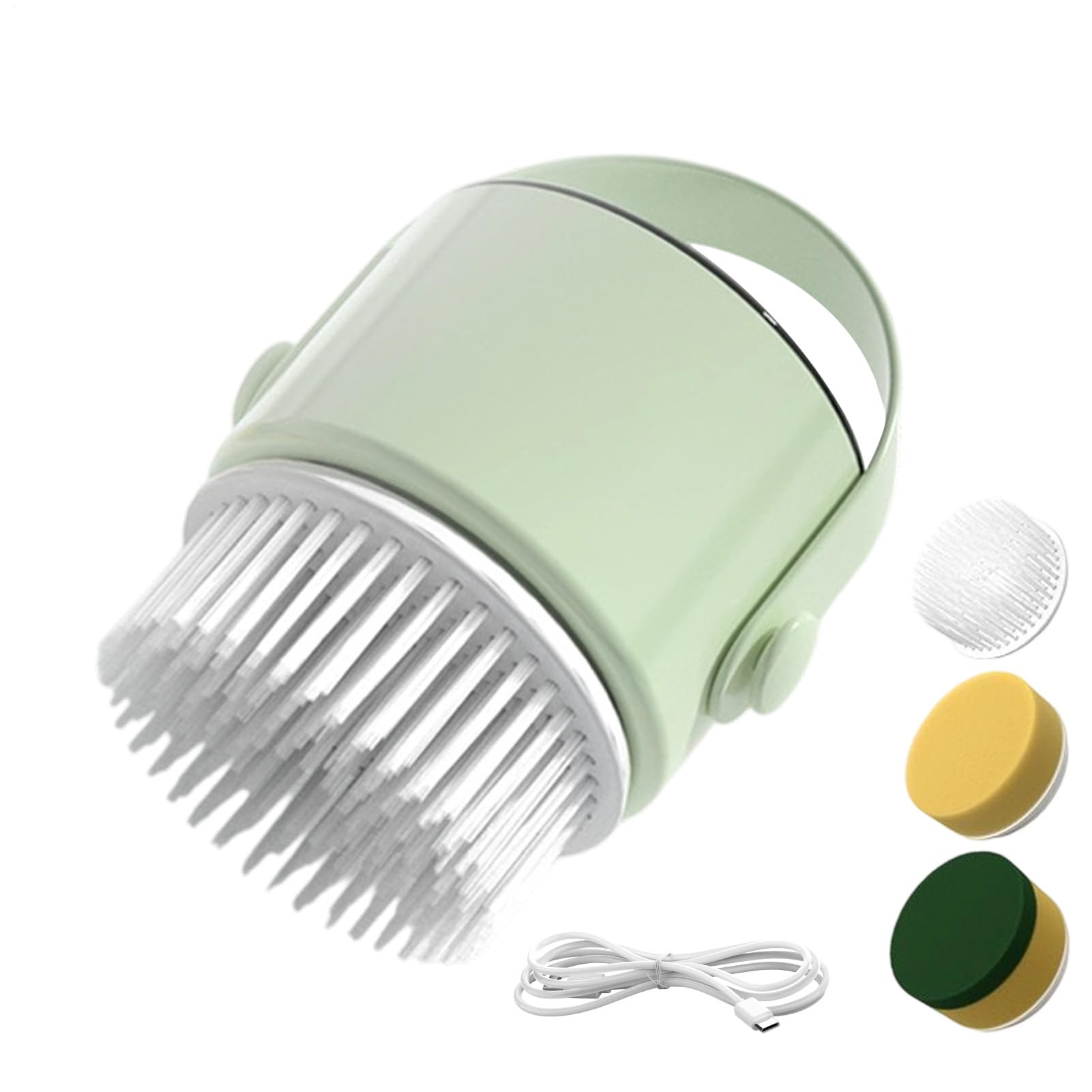 Nettoyeur électrique pour douche rechargeable 1200mAh avec 3 brosses remplaçables