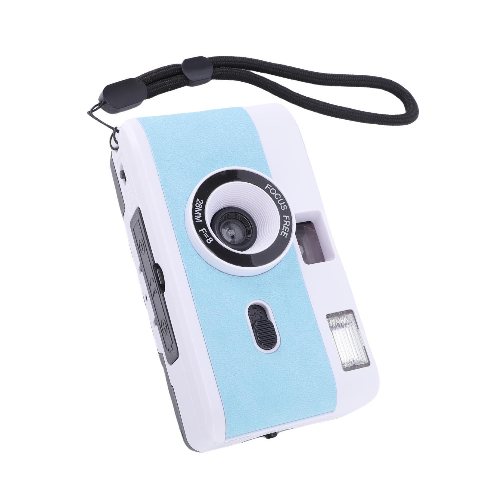 Generic Fotocamera a Pellicola 35 Mm 28 Mm F/8, Fotocamera a Pellicola retrò Riutilizzabile con Flash, Estetica Analogica Unica, per Studenti Adulti, Obiettivo 28 F/8 (#2)