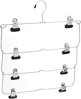 Vista 1 de Whitmor Colgador de falda plegable de 4 niveles cromonegro
