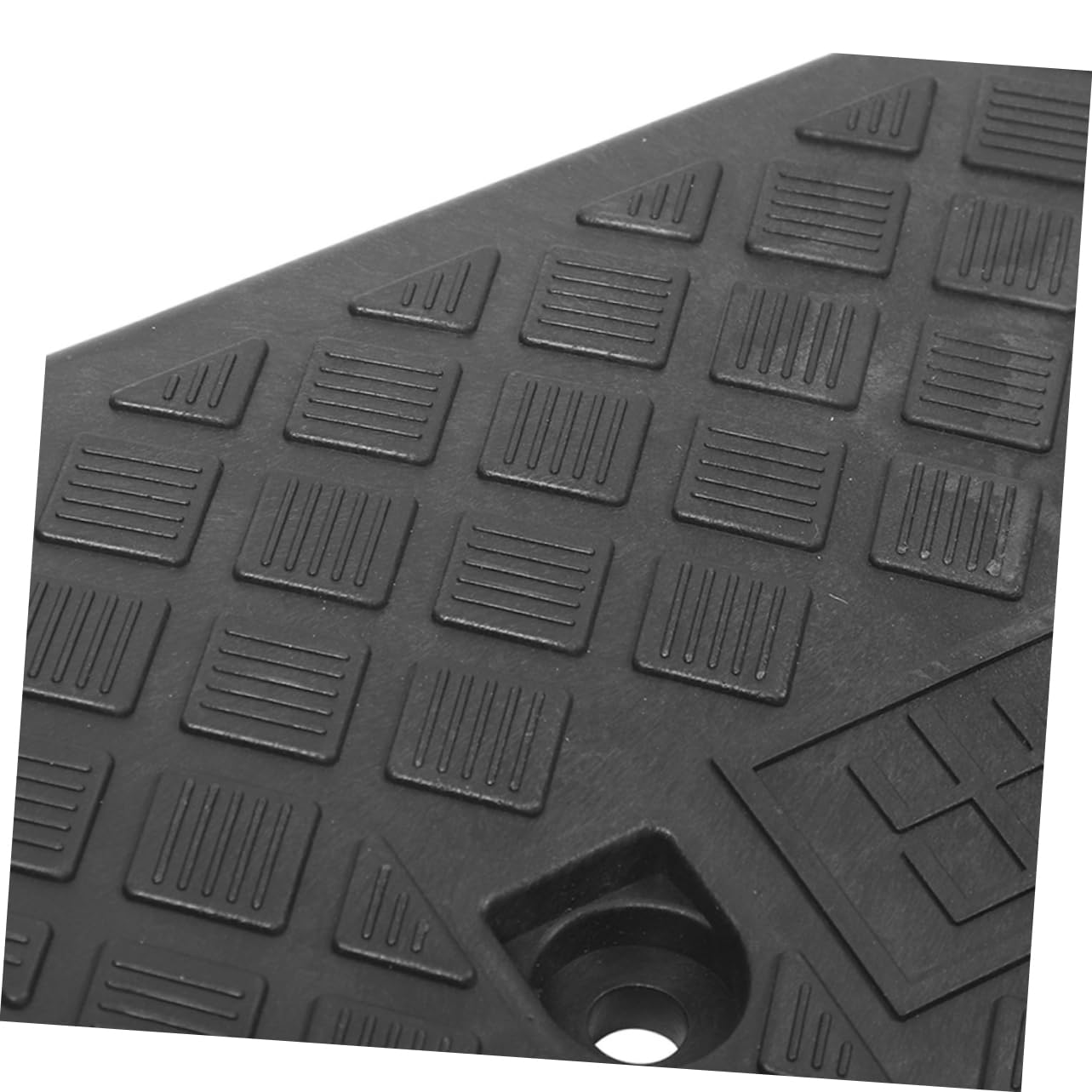 Rampa Soglia Auto in Pp Nero Antiscivolo Portatile | Casa e Ingresso, Supporto Portante, Design Inclinato per Passaggi e Dislivelli