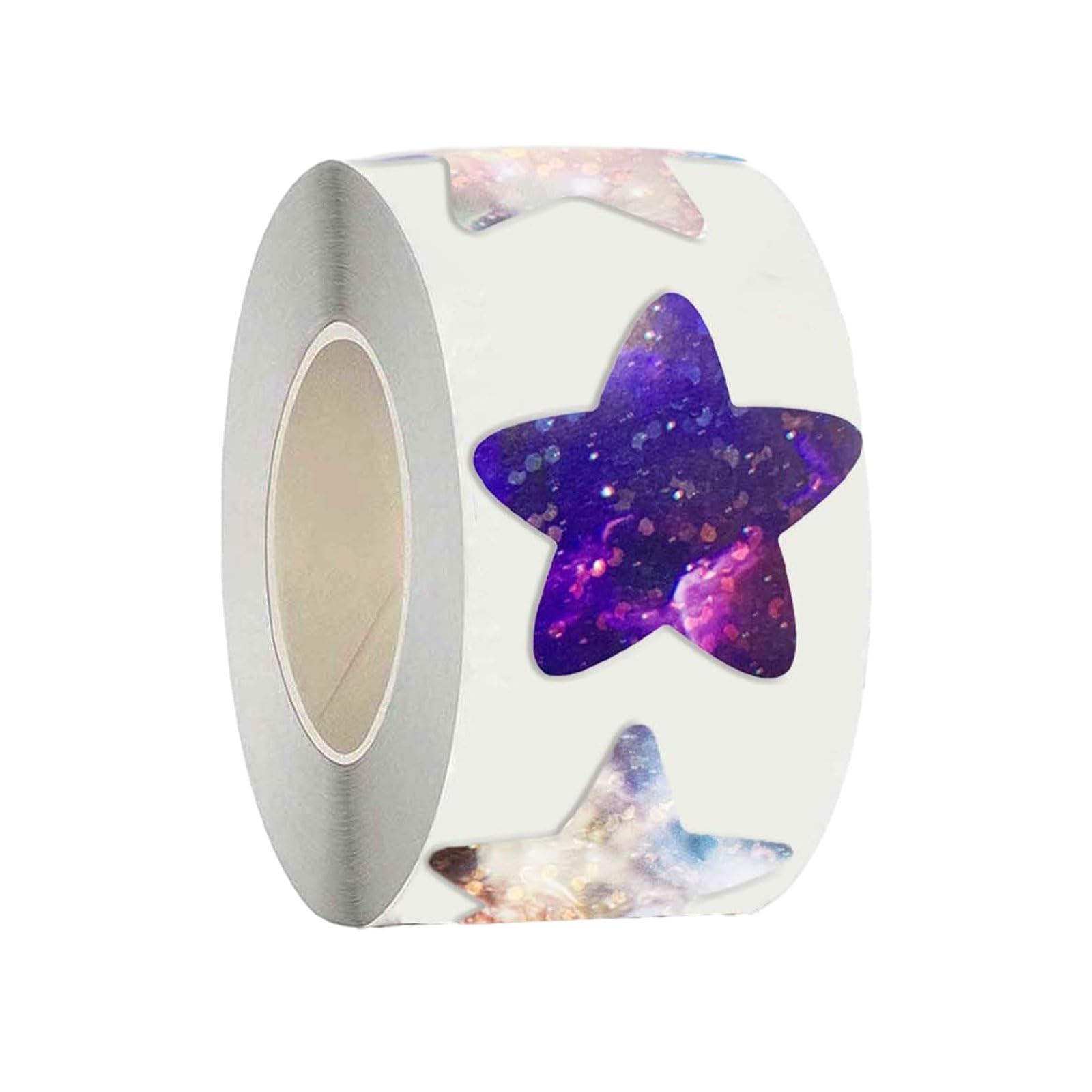 500Pcs / Roll Colorful Star Round Sticker Adhesive Glittering Labels Seal Envelope Sticker