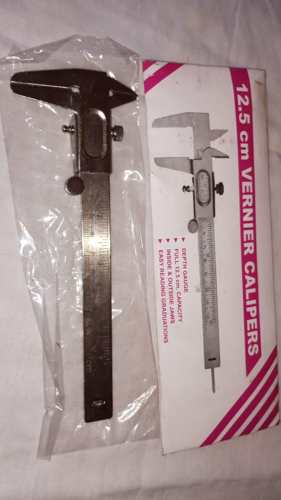 Vernier Caliper with Fine Wheel – Measurement Tool for Inside, Outside, and Depth with Cast Iron Construction, Dual Graduation, Laser Engraved Scales-picture-18