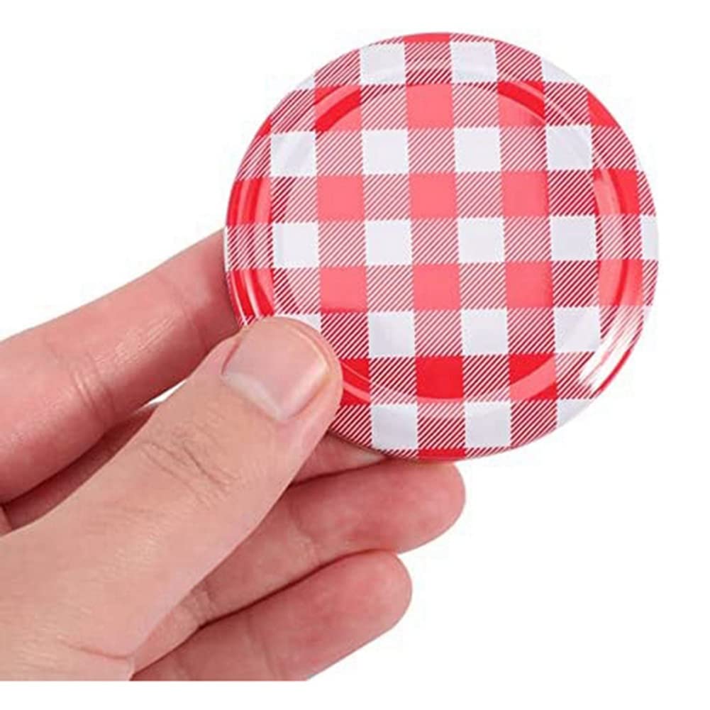 Barattoli Per Marmellata Con Tappo A Vite In Metallo - Bocca Larga 6,5 Cm - Confezione Da 40 Pezzi - Ideali Per Confetture E Conserve