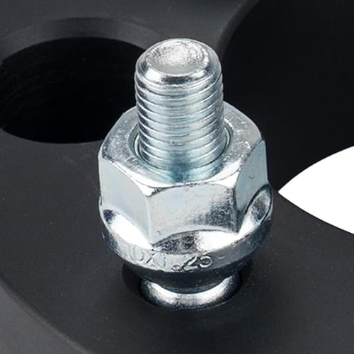 Vista 486 de KAX Espaciadores de rueda de 0.236 x 5.315 in, espaciadores de rueda centrados de 2 pulgadas y 6 lengüetas para F-15-0, Expedition, Mark LT, Negro