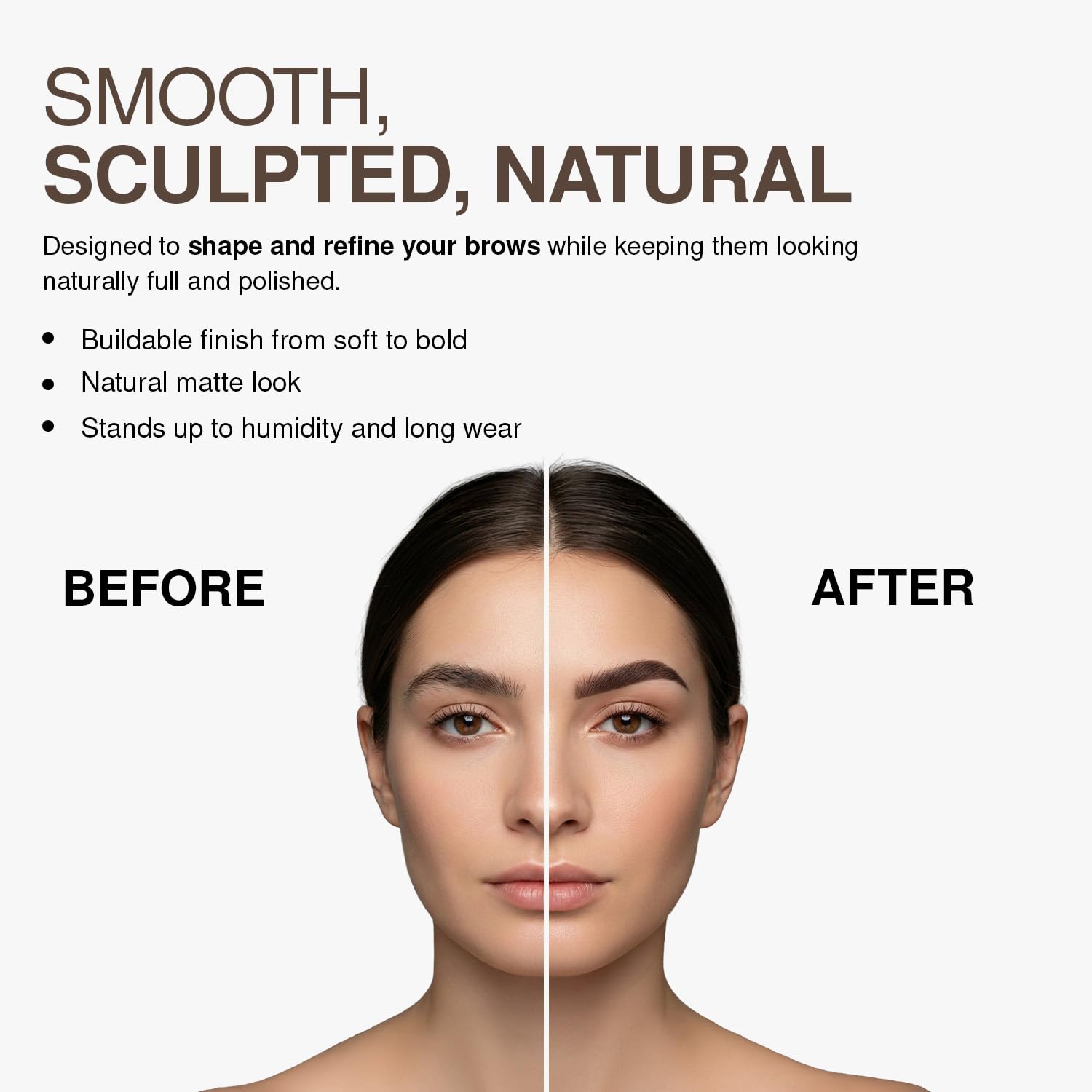 Palladio Brow Pomade Waterproof, 24 Hour Wear, Smudge Proof and Sweat Resistant Formula, Super Creamy Formula Glides on And Helps to Fill in Brows for a Dramatic, Defined, Flawless Look (Dark Brown) - Image 5