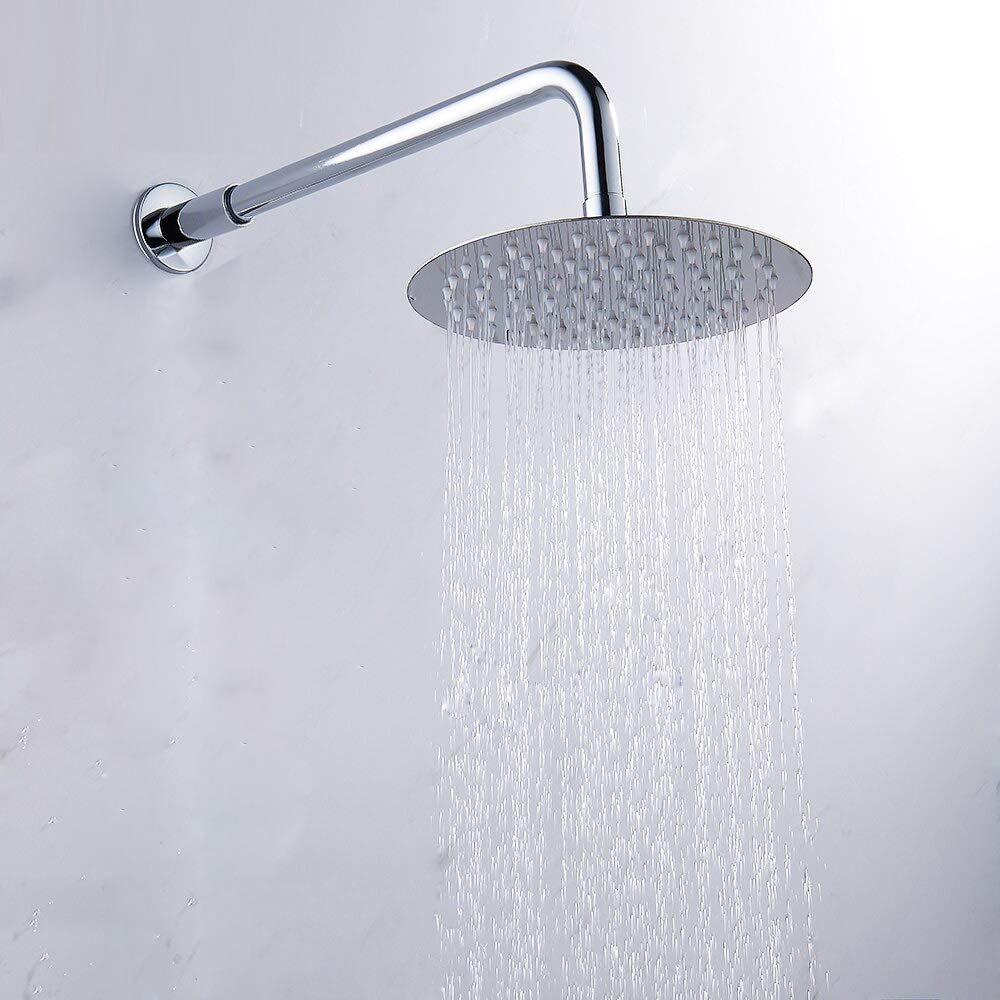 ZAP Hexa Ultra Square High Grade 304 Stainless Steel 6 Inch Circular Shower Over Head Showers (6X6,18 IN - Circular Arm) (B08LSHS6XD) Amazon Price History, Amazon Price Tracker