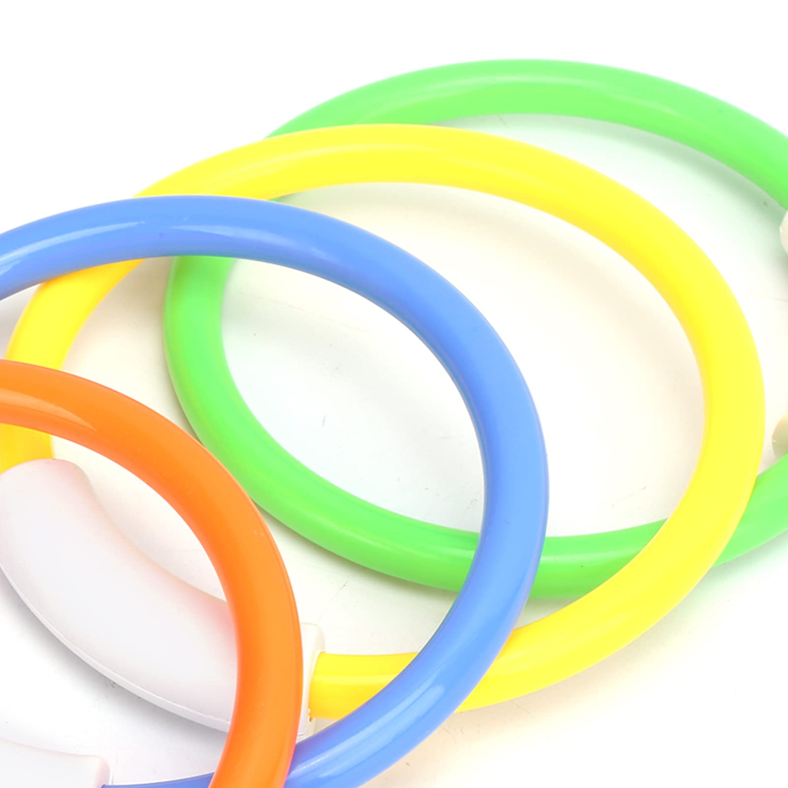 Anneaux De Plongée - Lot De 4 Couleurs, Jouet Piscine Pour Enfants, Apprentissage Nage Et Plongée Jouets Plongée Apprentissage Nage