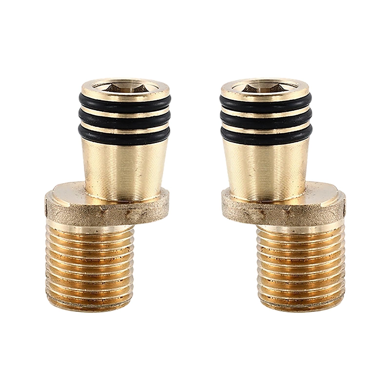 2 Divisions Modifiable Curvilinear Shower Faucet Parentheses Closed Hoop Encompassed Space Saving Permanent Bathroom Addons Double Shower Arm Holder Bronze Alloy