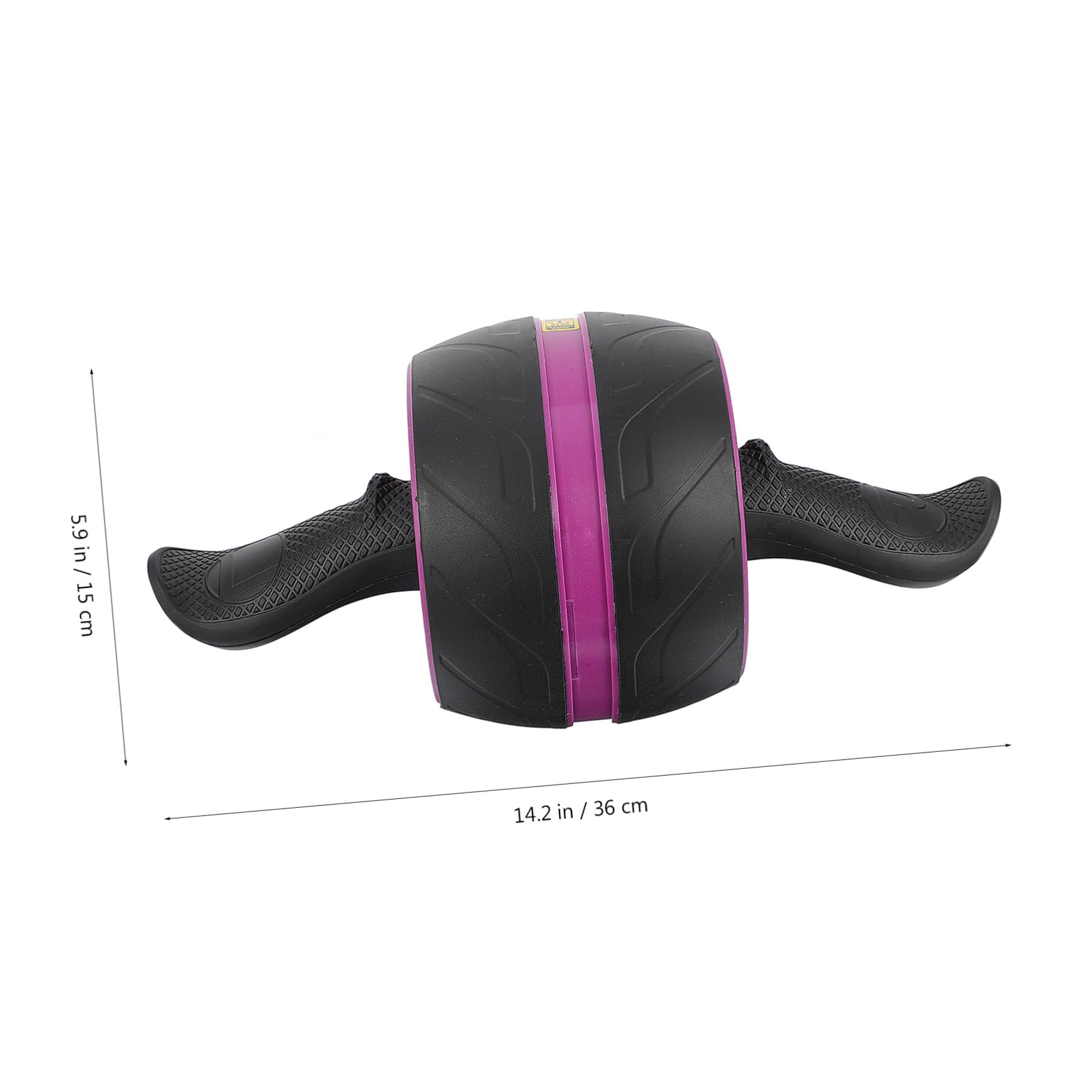 Ruota for addominali con rimbalzo automatico, design ampio e stabile con tappetino for le ginocchia, attrezzatura for allenamento di base for palestra in casa