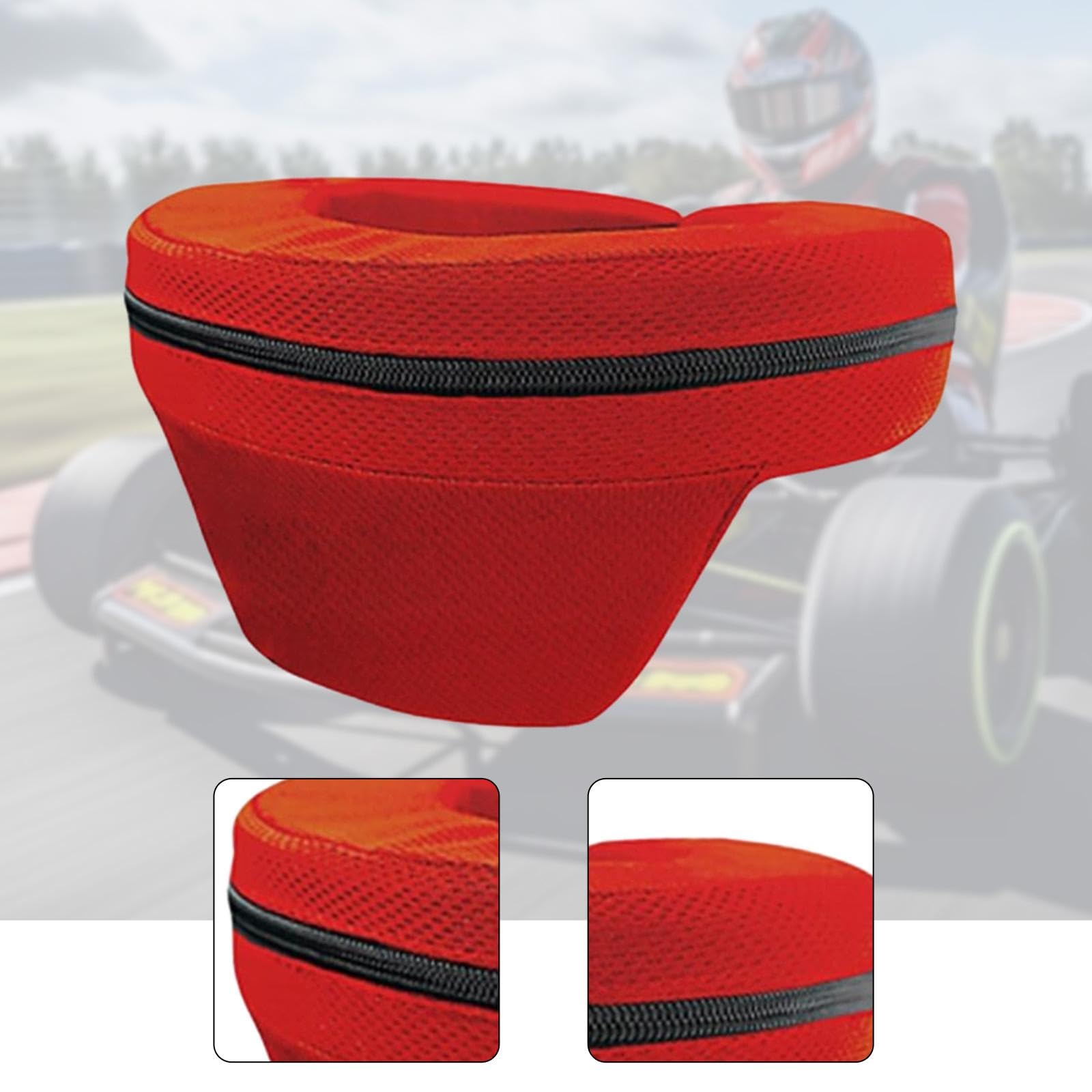F Fityle Protezione per il collo del, protezione per il collo, accessori multiuso, assorbimento degli urti per giochi su circuito, esercizi e, Adulto Rosso