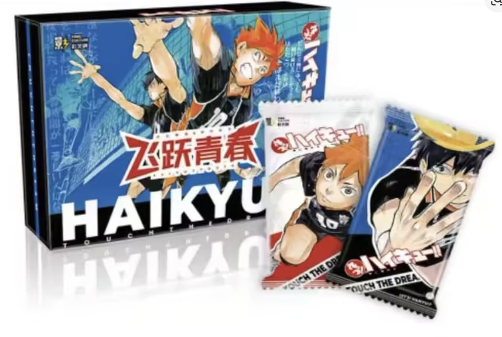 Haikyu!! | Anime Collectable Trading Card | Sealed Box | Japanese Edition | For Collectors 15+ Years | Haikyuu!! Touch The Dream