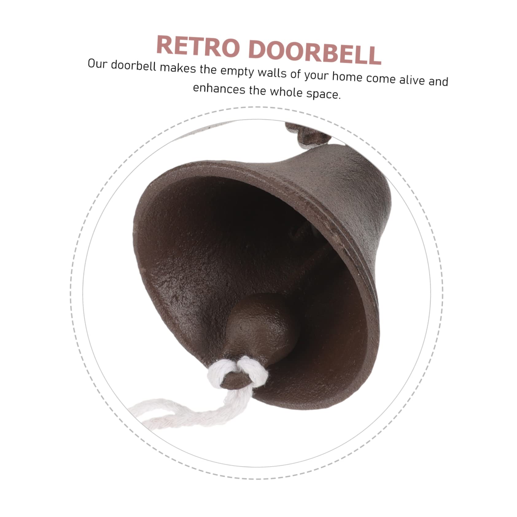Toyvian Schmetterlingstürklingel Türklingel im Vintage-Stil Vintage Türglocke antike eingangstürklingel hängend mit Türklingeln für zu Hause Ladenbesitzerklingel zum Öffnen der Tür Eisen