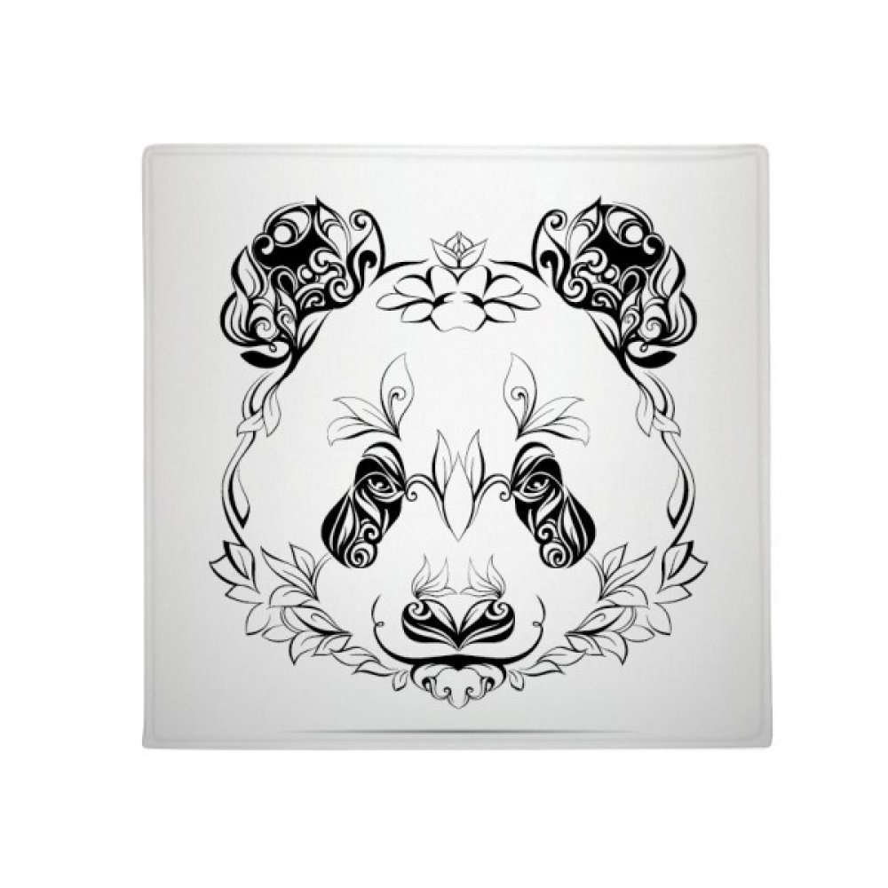 Tapis de sol panda géant antidérapant de 80x80cm pour la cuisine et l'entrée de maison