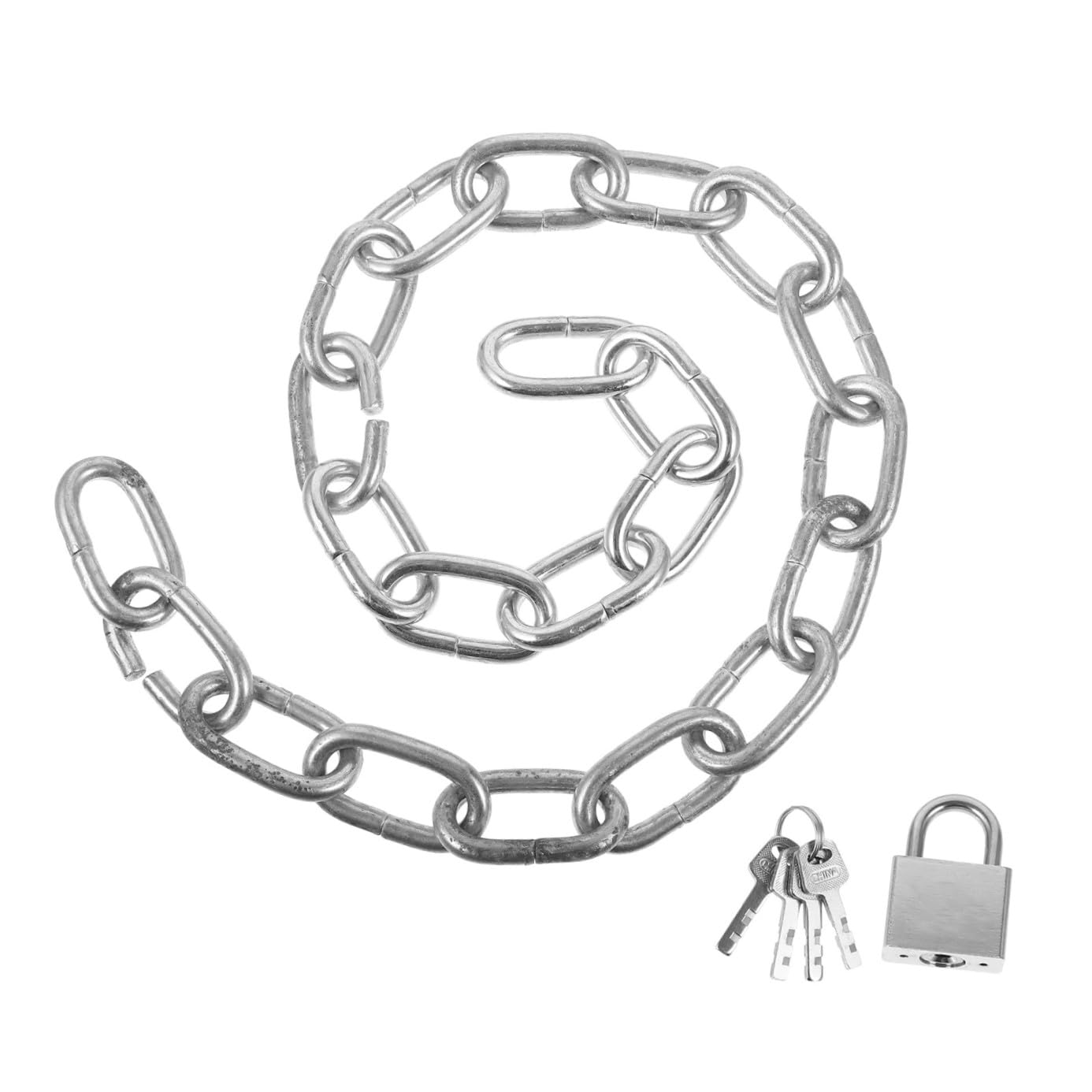 Toyvian Cerradura De Cadena Antirrobo Para Bicicleta Robusta y Portátil Para Seguridad Viajes y Almacenamiento Casa