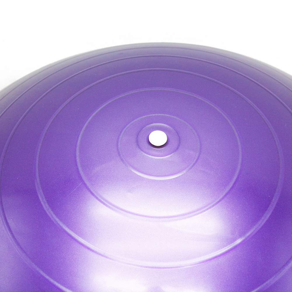 ZHIYE Purple Pilates Ball 45 CM Yoga Exercise Ball Core Fitness Bender, Yoga, Stability, Barre - Image 3
