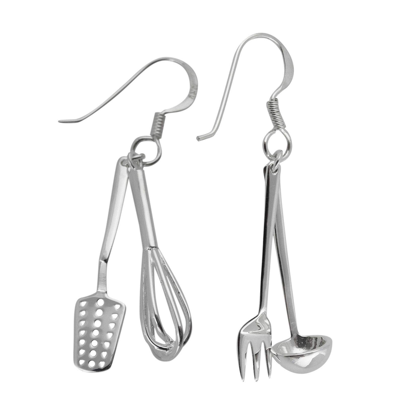 Orecchini A Forma Di Formaggio In Argento Sterling 925 Con Zirconi - Gioiello Divertente E Originale Per Amanti Del Formaggio - Regalo Per Donne E Ragazze