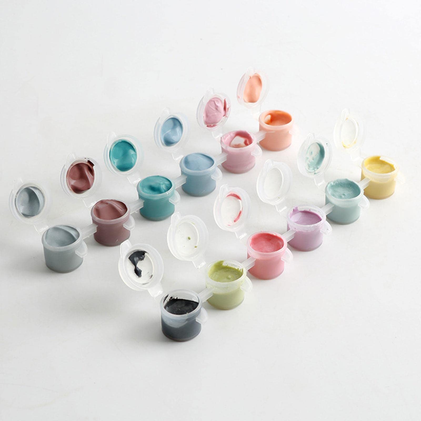 Colaxi Ceramic Pigments Underglaze Color Pigment Set Underglaze Painted Medium Temperature Supplies Painting Pigments DIY Crafts Art for Beginners, 12pcs Style A