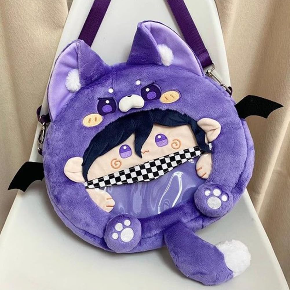DEXSHUN Nanami Chiaki Plush plecak Anime Cute Plush Tornister szkolny Anime, urządzenia peryferyjne, prezent do szkoły, na podróż, do cosplay