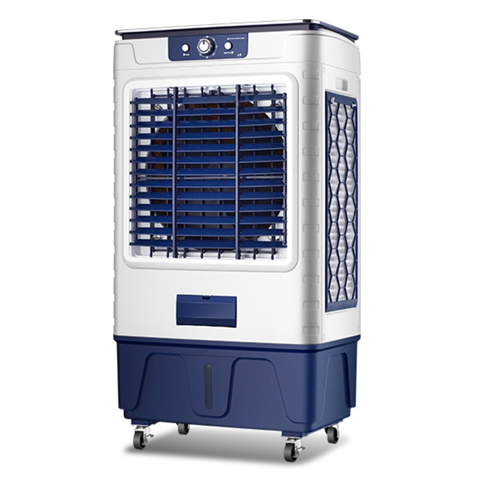 GTHTUHFD Portable Evaporative Air Cooler, High Efficiency 10000M3/H Cooling, Large 80L Water Tank, Wide 120° Oscillation, 3 Speed Settings, Ideal For Outdoor, Indoor, And Garage U