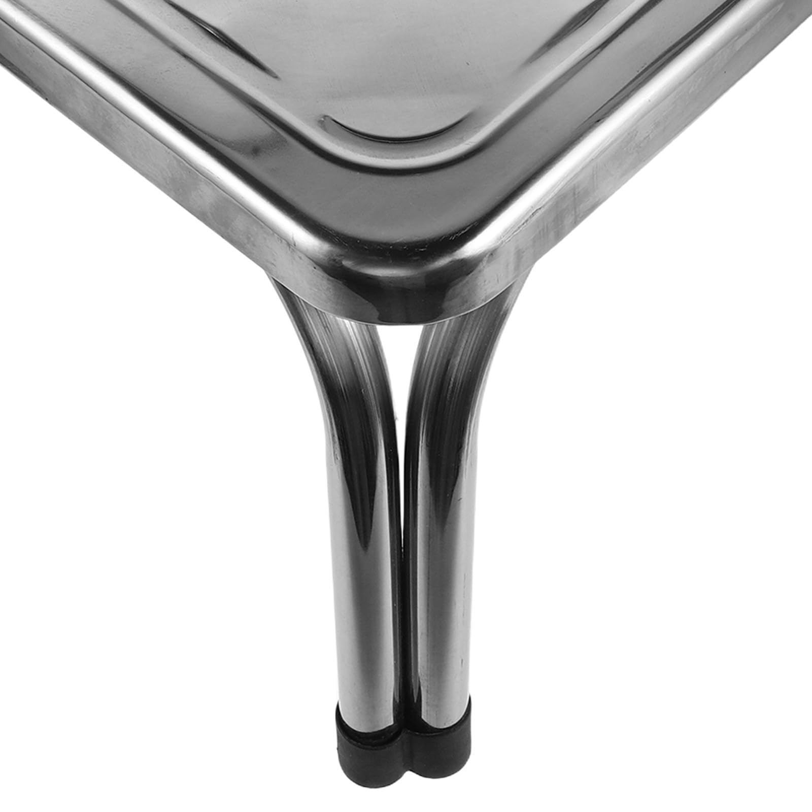 Taburete de Acero Inoxidable Antideslizante y Resistente al Agua para Baño y Balcón, Taburete Compacto para Adultos y Personas Mayores, Banco Seguro y Duradero
