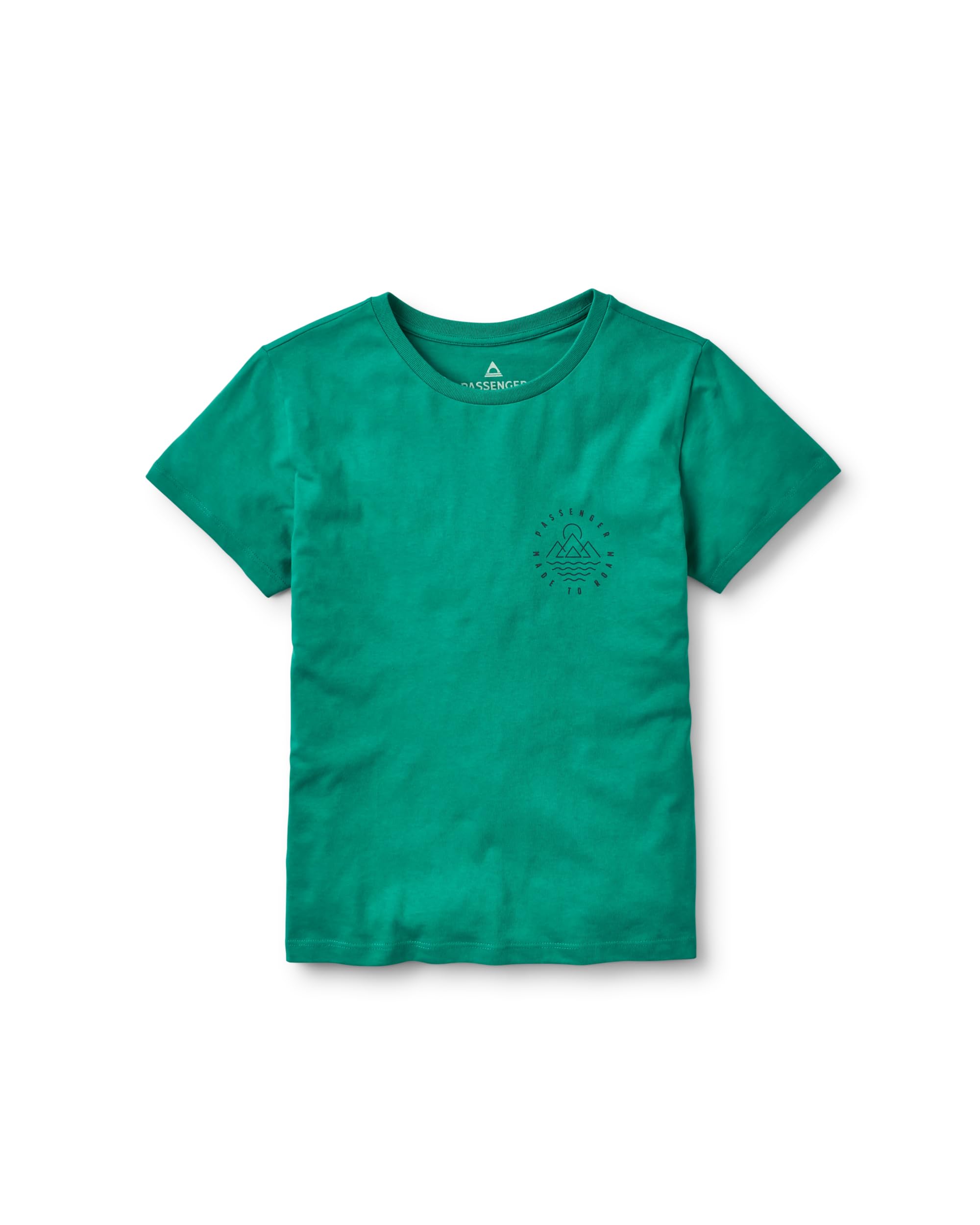 Passenger Women's Remote Recycled Cotton T-Shirt (UK, Alpha, L, Regular, Regular, Greenlake)