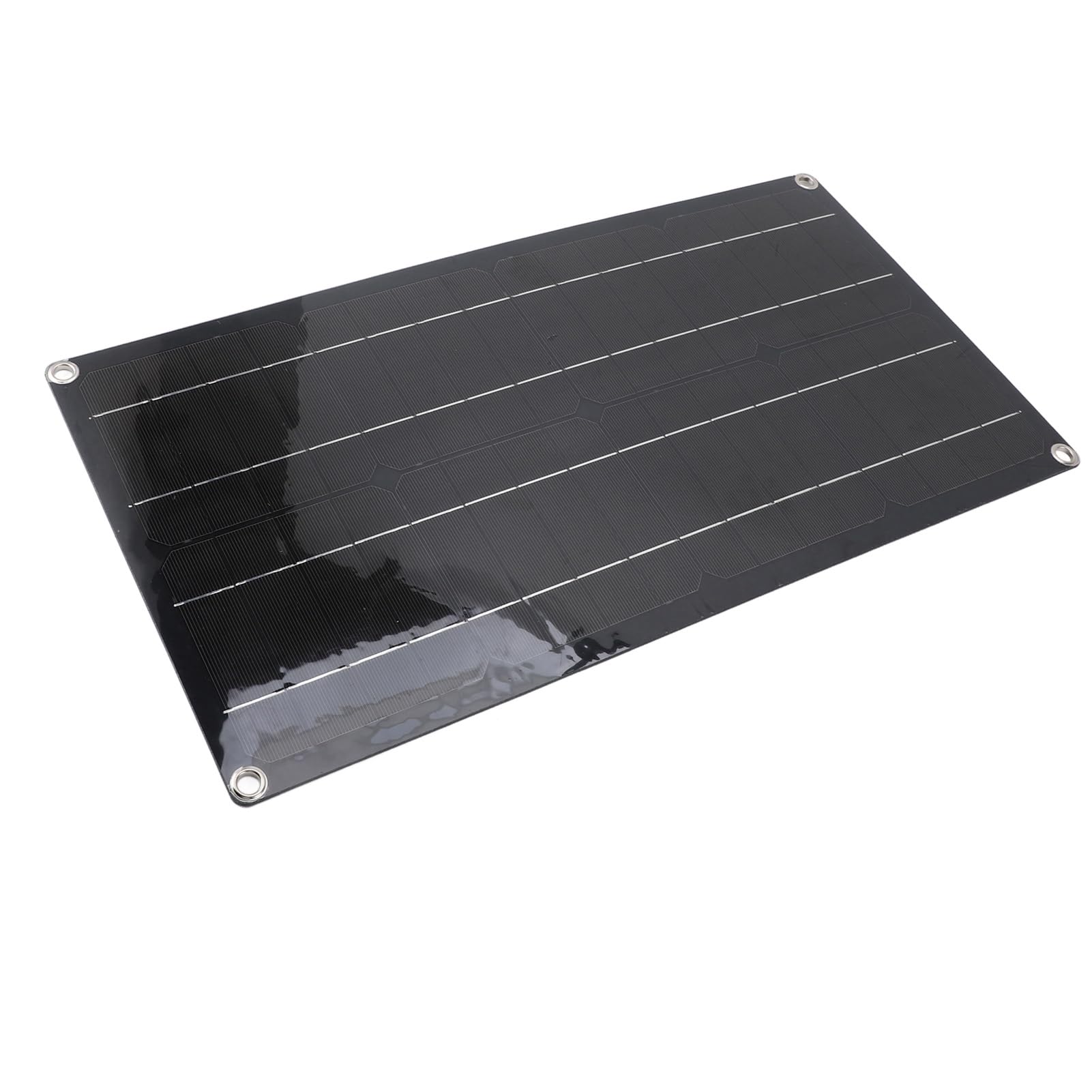 lyrlody Kit Pannello Solare Kit Pannello Solare Monocristallino 100W con Controller MPPT Alta Conversione Facile Installazione per Roulotte Campeggio RV Barca Cabina