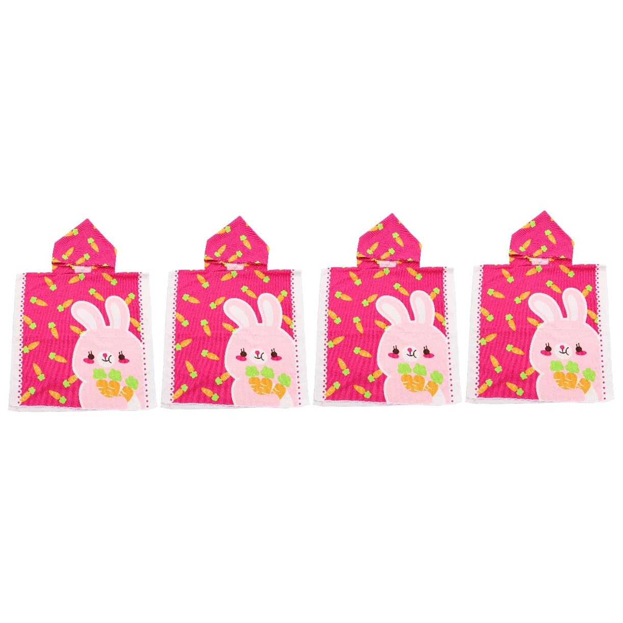 STOBAZA 4piezas Toalla De Playa Capucha para Niño Toalla Infantil Diseño y Divertido para Piscina y Playa y Absorbente