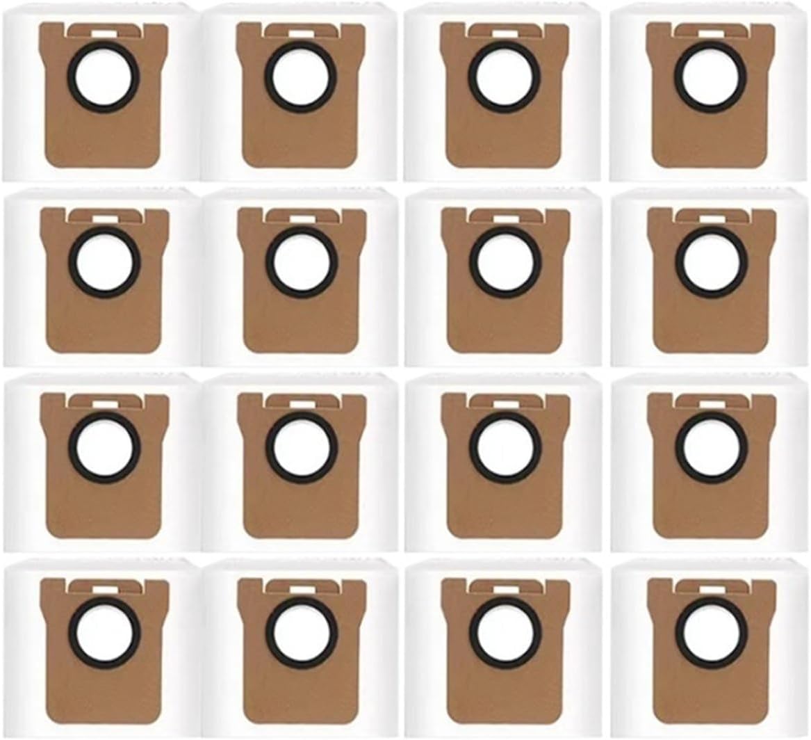 Dust Bag，Compatible For Dreame，L10s Ultra S10 S10 Pro Vacuum Cleaner Parts，Compatible For XIAOMl，Omni 1S B101CN Robot X10+ Garbage Bag Accessories(16PCS)