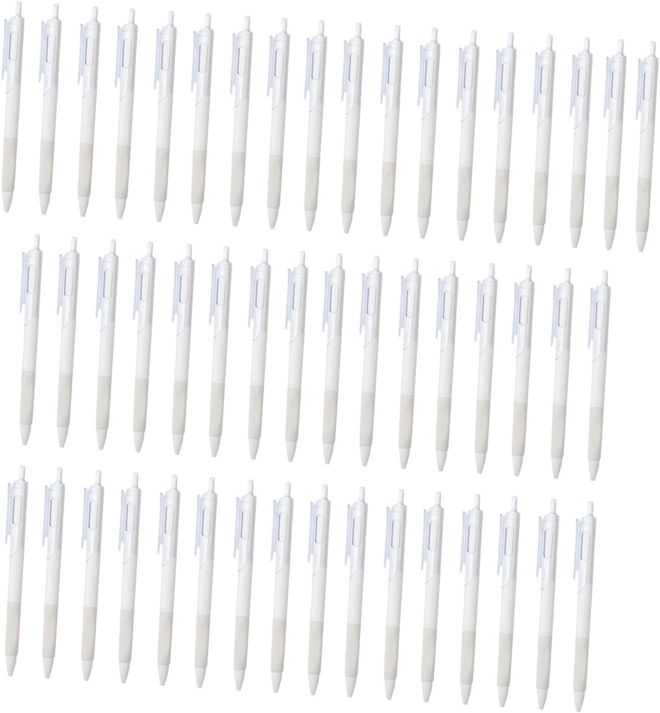 50Pcs Clicks Type Gel Inks Pen Quick-Drying Inks Roller Ball Pens Retractable Gel Pen 0.5mm Tip for Classrooms Business Writing Clicks Pen