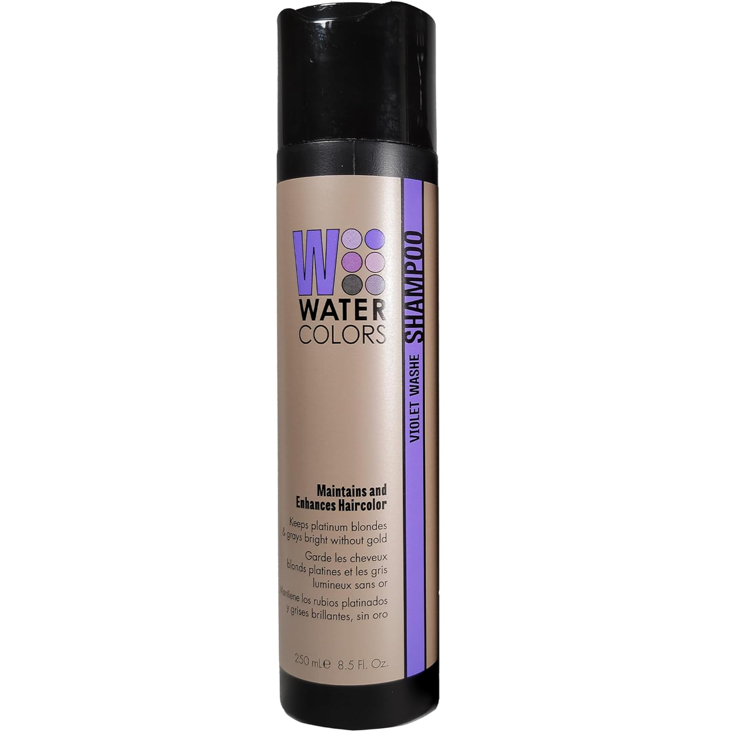 Watercolors Color Depositing Sulfate & Paraben Free Shampoo, Maintains & Enhances Haircolor - Violet Washe 8.5 oz