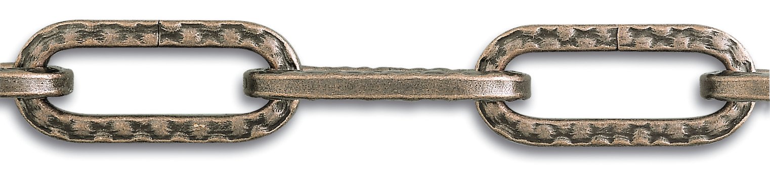 Chapuis, Chaîne lustrerie-décoration, Fil acier martelé bronzé, Charge de travail indicative 32 kg, Diam. 4 mm, Bobine de 12 m, Lustrerie, Fil Torsadé Pour Un Aspect Décoratif, Décoratif, Décoration