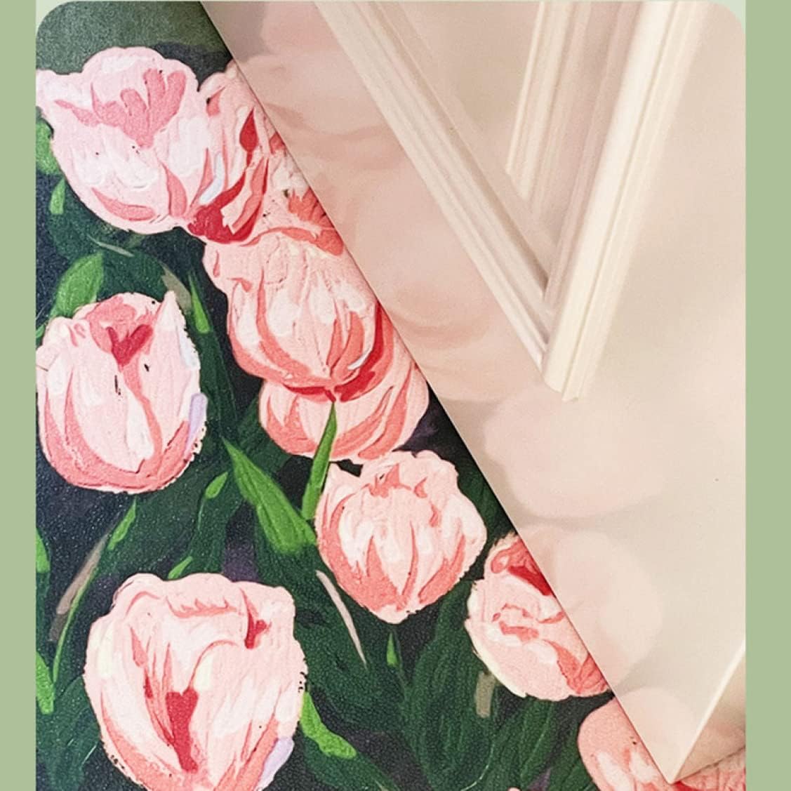 [XMTAN] キッチンマット おしゃれ 花 廊下 ロング カーペット 滑り止め付 拭ける 台所 マット おしゃれ ラグマット 防音