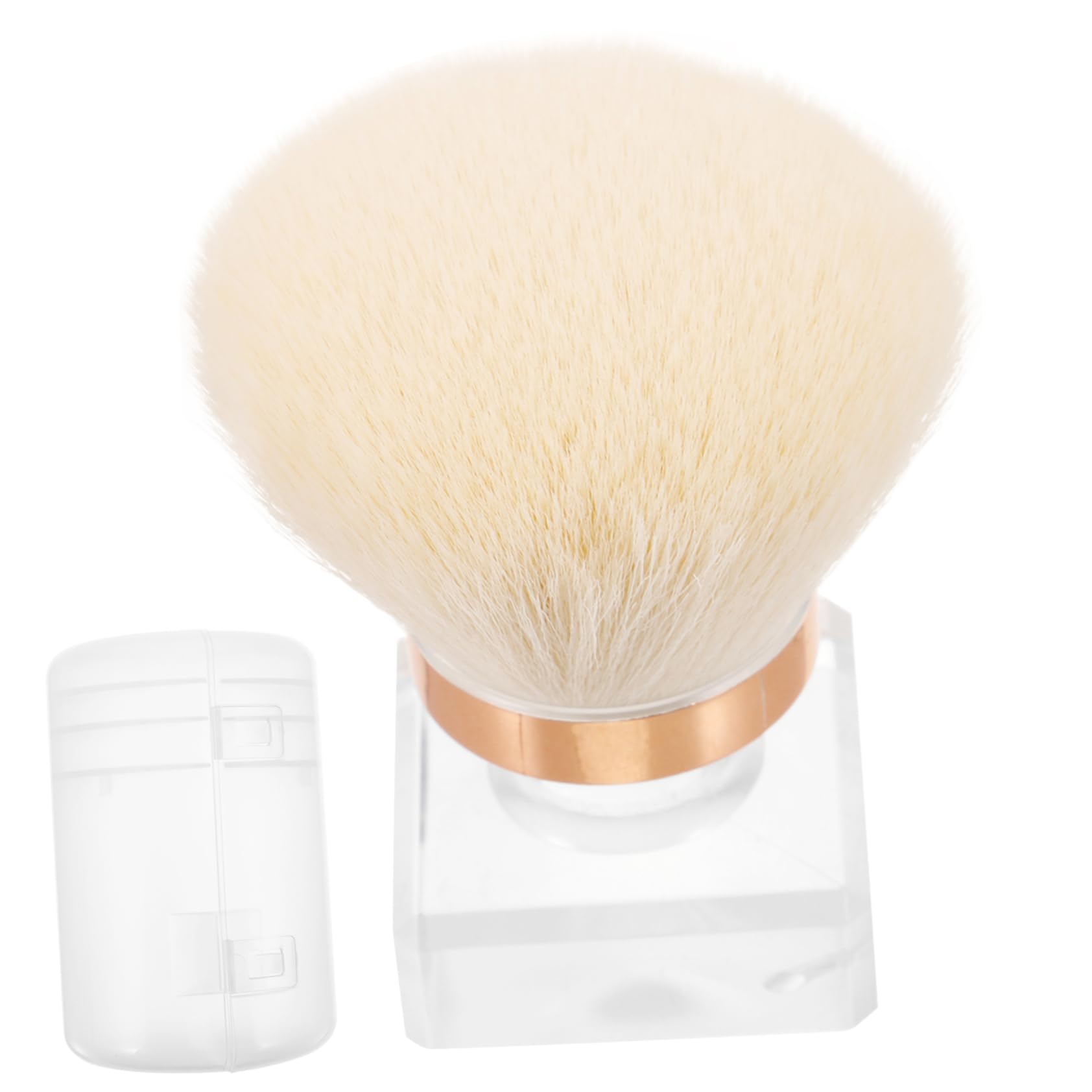 minkissy 5St Nagelbürste Foundation-Pinsel Make-up Pinsel Nagelreiniger Rougepinsel Nagel zum Reinigen runder Kopf Beauty-Tools Reinigungsbürste Puderpinsel Aromatherapie Kunstfaser
